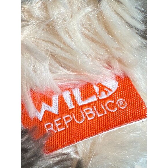 Wild Republic Wolf Plush Stuffed Animal Toy 9" Gray Beige Soft Companion Kids - Picture 5 of 8